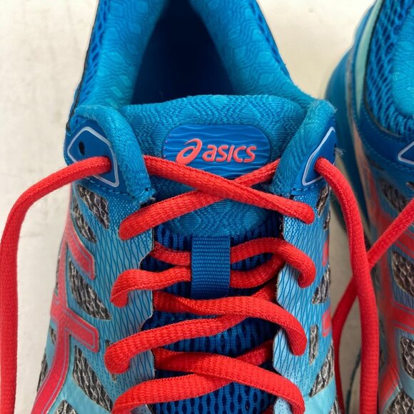 Asics Running Shoes Womens Size 9 Gel Cumulus 17 Sneakers Blue/Siver Sport T5D8N - Picture 11 of 13